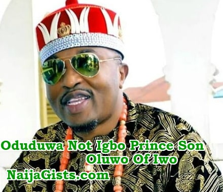 oduduwa son igbo prince