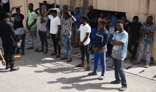 10 yahoo boys arrested efcc abuja photos