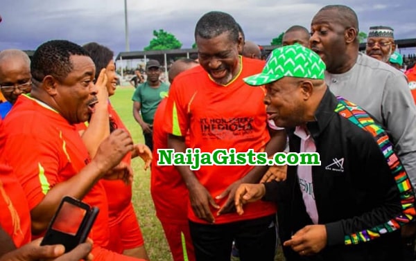 nollywood stars owerri governor ihedioha