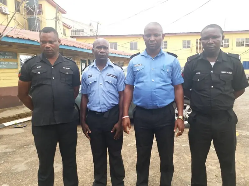 lagos killer cops arrested