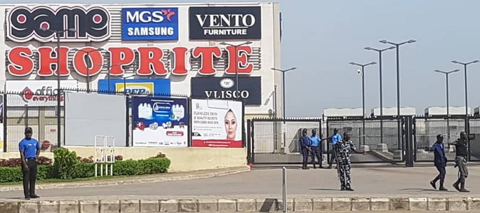 protest shoprite mall abuja