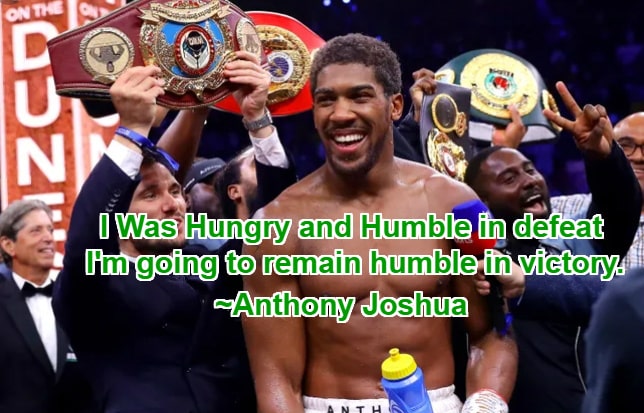 anthony joshua inspirational quotes