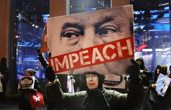 donald trump impeached