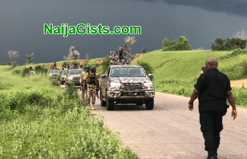 nigerian soldiers chase boko haram off highway